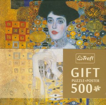 TRF37217 - Puzzle 500 pièces avec poster "Portrait d'Adéle Bloch-Bauer I" 34 x 48 cm