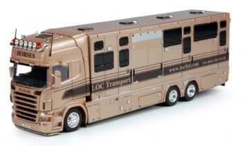TEK64030 - SCANIA R380 6x2  transports de chevaux "LOC INTERNATIONAL"