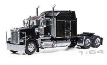 IXO64TR014B - KENWORTH W900 Sleeper Cab 6x4 1990 Noir