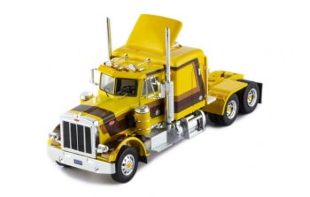 IXOTR134.22 - PETERBILT 359 6x4 1973 Jaune et Marron