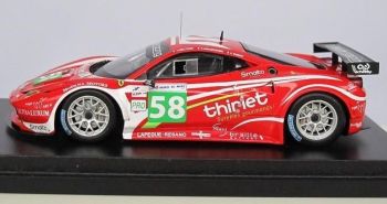 TSM11FJ019 - FERRARI 458 Italia GT2 Luxury Racing #58 24H Le Mans 2011 Beltoise/Thiriet/Jakubowski