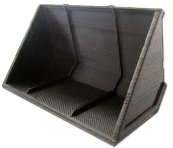 UM144 - Godet grand volume de dimensions 77x43x40mm vendu sans attaches