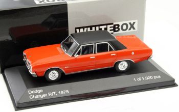 WBX148 - DODGE Charger R/T 1975 rouge toit noir
