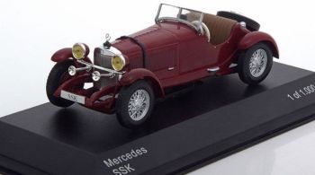 WBX204 - MERCEDES BENZ SSK 1928 cabriolet ouvert rouge