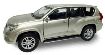 WEL11353 - TOYOTA Land Cruiser Prado gris métallisé jouet à friction