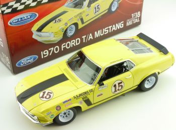 WEL12527WB - FORD Mustang Boss 302 1970 George Follmer #15