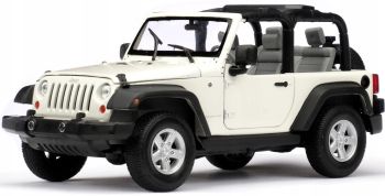 WEL22489WC - JEEP Wrangler Rubicon 2007 blanc hardtop ouvert