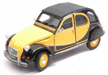 WEL29009WC - CITROEN 2CV Charleston 1982 jaune et noire 1982