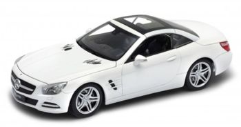 WEL24041W - MERCEDES BENZ SL500 2012 blanche hardtop fermé