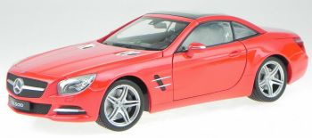 WEL24041WB - MERCEDES BENZ SL500 2012 rouge hardtop fermé