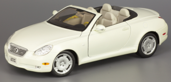 WEL2518W - LEXUS SC430 2003 cabriolet ouvert blanc