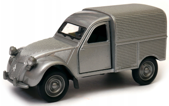 WELCI49720W - CITROEN 2CV fourgonnette grise modèle à friction