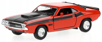 WELDO49720W - DODGE Challenger T/A 1970 orange foncé capot noir modèle à friction