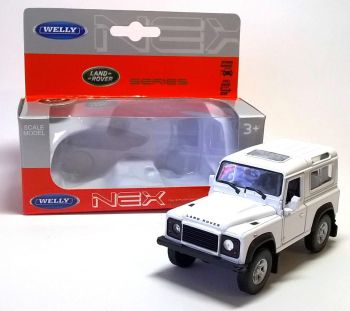 WELLR49720W - LAND ROVER Defender blanc voiture à friction