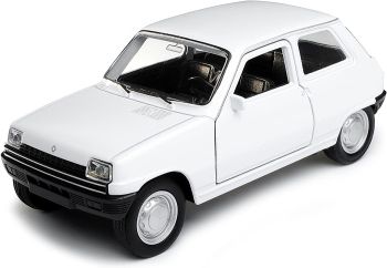 WELRE49720WC - RENAULT 5 blanche modèle à friction