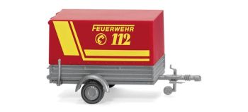 WIK005605 - Remorque 1 Essieu Pompier