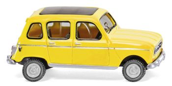 WIK022448 - RENAULT 4L jaune avec toit ouvrant