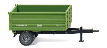 WIK038810 - Remorque 1 essieux BRANTNER E6535 avec rehausses