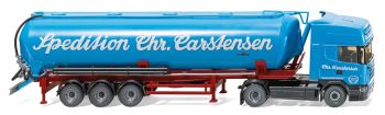 WIK053101 - SCANIA Spitzer 4x2 avec semi silo 3 essieux Spedition Chr Carstensen