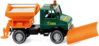 WIK064608 - MERCEDES UNIMOG U1300 4x2 de déneigement Rinnen