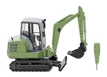 WIK065805 - Mini pelle HR18 avec godet et marteau perforateur