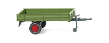 WIK088738 - Remorque verte 1 essieu