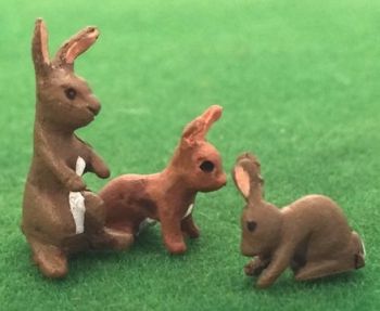 WMA18 - 3 Lapins - En Miniature