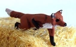 WMA20B - Renard en position accroupi - En Miniature