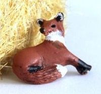 WMA20C - Renard en position couchée - En Miniature