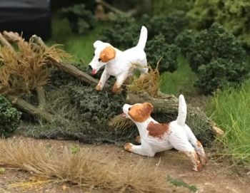 WMA86 - Lot de 2 chiens Jack russell