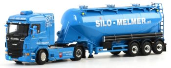 WSI01-1273 - SCANIA R6 Highline 4x2 et remorque silo transport SILO MELMER