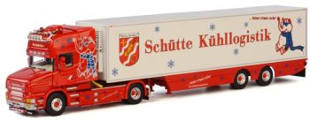 WSI01-1629 - SCANIA T Top Line Torpedo 4x2 et remorque frigo transports SCHUTTE KUHLLOGISTIK