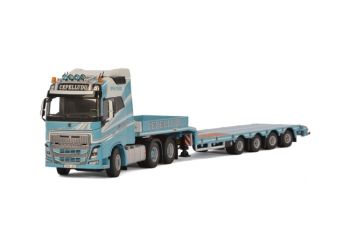 WSI01-1797 - VOLVO FH4 GL 6x4 avec plateau 4 essieux CEPELLUDU