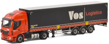 WSI01-1891 - IVECO Stralis Hi-Way 4x2 et remorque bâchée 3 essieux Vos Logistique