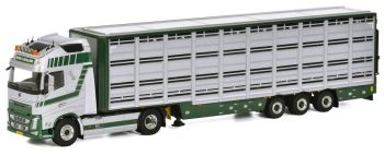 WSI01-2064 - VOLVO FH4 Globetrotter XL 4x2 et remorque bétaillière KEUS & MOLLINK
