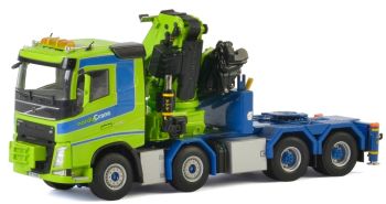 WSI01-2233 - VOLVO FH04 8x4 avec grue FASSI 1100 Nordi crane