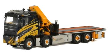 WSI01-2528 - VOLVO FH4 Sleeper Cab 8x4 plateau avec grue de déchargement PALFINGER 150002 JAAKKO PELTOLA OY