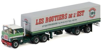 WSI01-3020 - MACK F700 6x4 avec remorque bâchée Les Routiers de l'Est