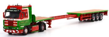 WSI02-1599 - SCANIA R143 Streamline 4x2 et plateau 3 essieux extensible MC GAWN BROTHERS
