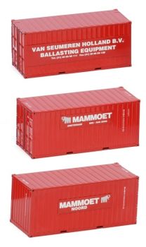 WSI410251 - Ensemble de 3 containers 20 pieds MAMMOET