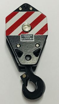 YCC215 - Crochet 36 Tonnes LIEBHERR Noir, Rouge et Blanc - En Miniature