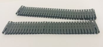 YCC522-1 - Jeu de chenilles pour grue LIEBHERR LR1600 Grise RAL 7012