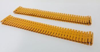 YCC523-3 - Jeu de chenilles pour grue LIEBHERR LR 1750 Jaune RAL 1007