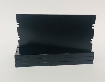 YCC604-4 - 4 plaques de roulage - 11 x 5 cm - Noire RAL 9005
