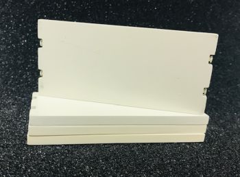 YCC604-8 - 4 Plaques de roulage - 11 x 5 cm - Blanc
