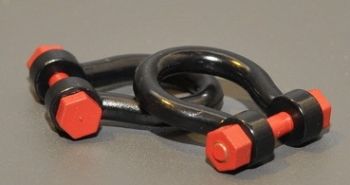 YCC638-3 - 2 Manilles - 500 Tonnes Noire - En miniature