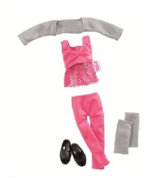 ZAP876725-3 - Ensemble pour poupée Ballerine JOLINA - Rose et Blanc