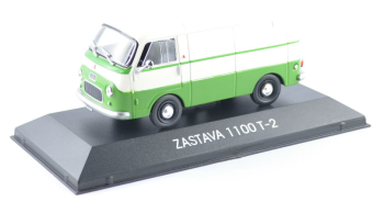 MAGLCZAS1100 - ZASTAVA 1100 T-2 1962 utilitaire soviétique vert et blanc vendu sous blister