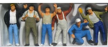 PREI65319 - Lot de 6 camionneurs