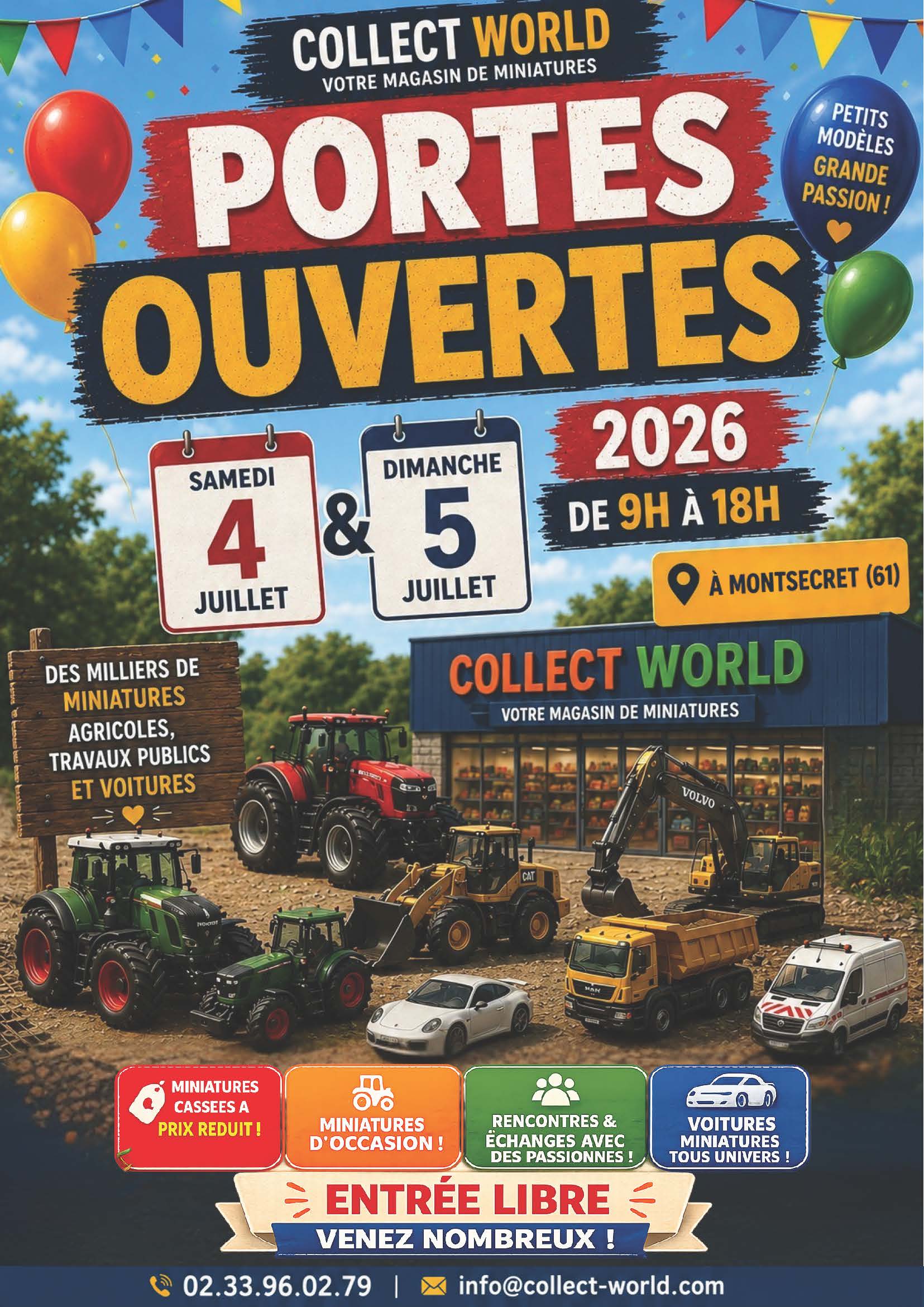 Portes Ouvertes COLLECT WORLD 4 et 5 Juillet 2026